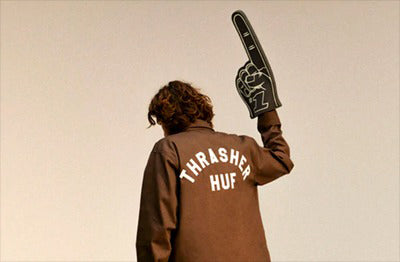 HUF X THRASHER COLLECTION LOOKBOOKのカバー画像