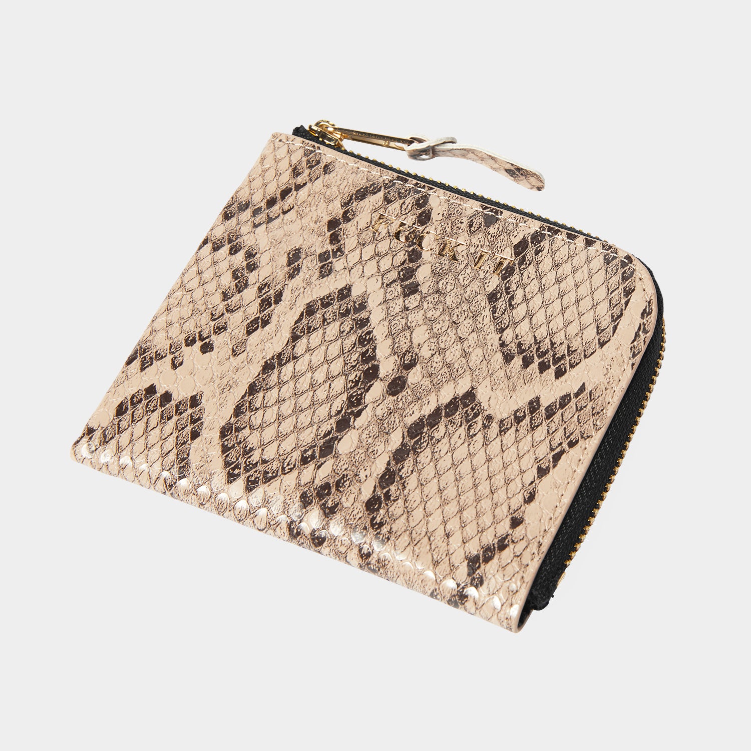 HUF (ハフ) Worldwide JP /OTHERS（その他アクセサリー）/ FUCK IT SNAKESKIN WALLET商品 / BROWN