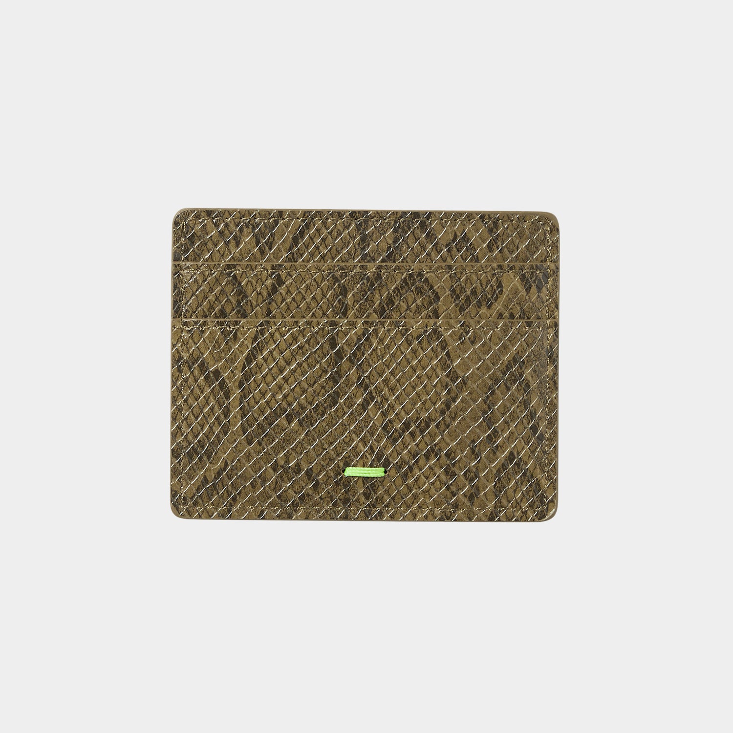 HUF (ハフ) Worldwide JP /OTHERS（その他アクセサリー）/ FUCK IT SNAKESKIN CARDHOLDER商品 / GREEN