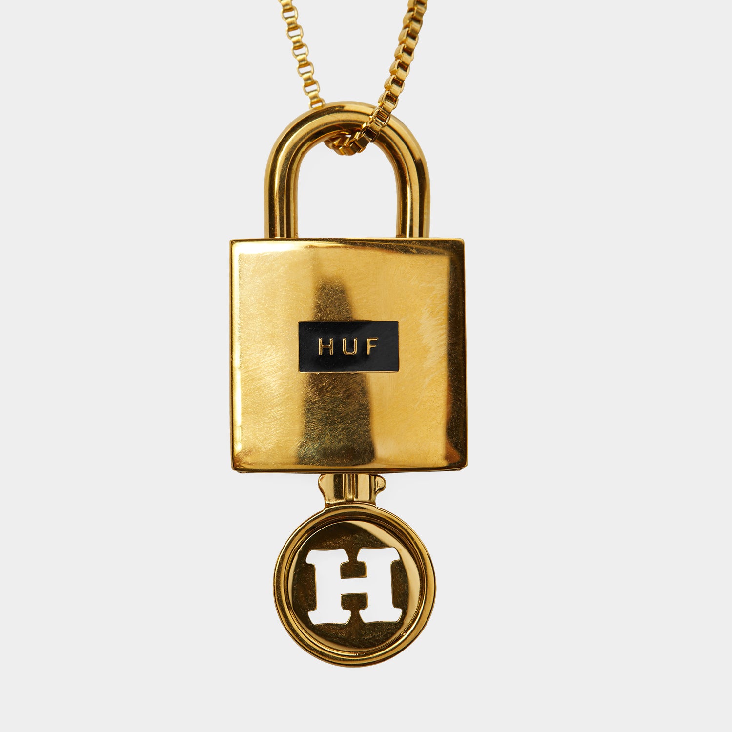HUF (ハフ) Worldwide JP /JEWELRY（ジュエリー）/ LOCK &amp; KEY PENDANT商品 / GOLD