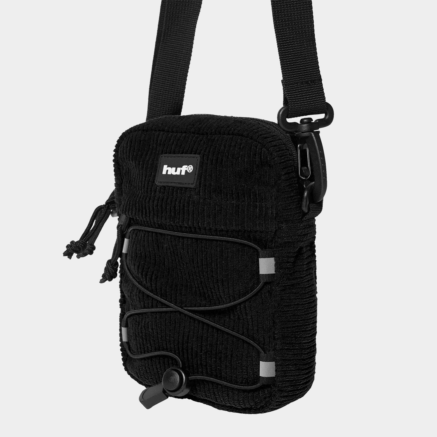 HUF (ハフ) Worldwide JP /BAGS（バッグ）/ CORDUROY BOWERY SIDE BAG商品 / DARK BERRY