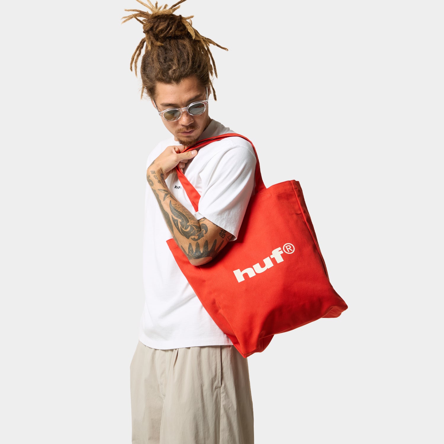 HUF (ハフ) Worldwide JP /BAGS（バッグ）/ HUF eightynine TOTE BAG M商品 / GREY