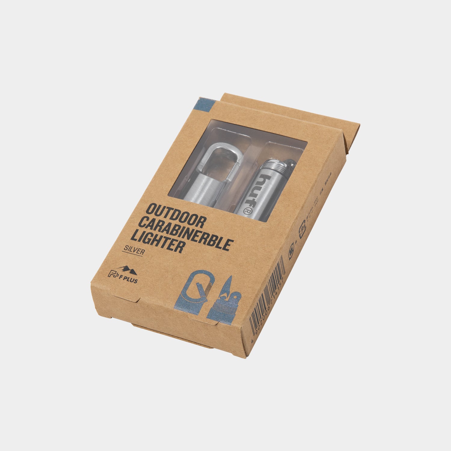 HUF (ハフ) Worldwide JP /OTHERS（その他アクセサリー）/ HUF eightynine LIGHTER CARABINER商品 / SILVER