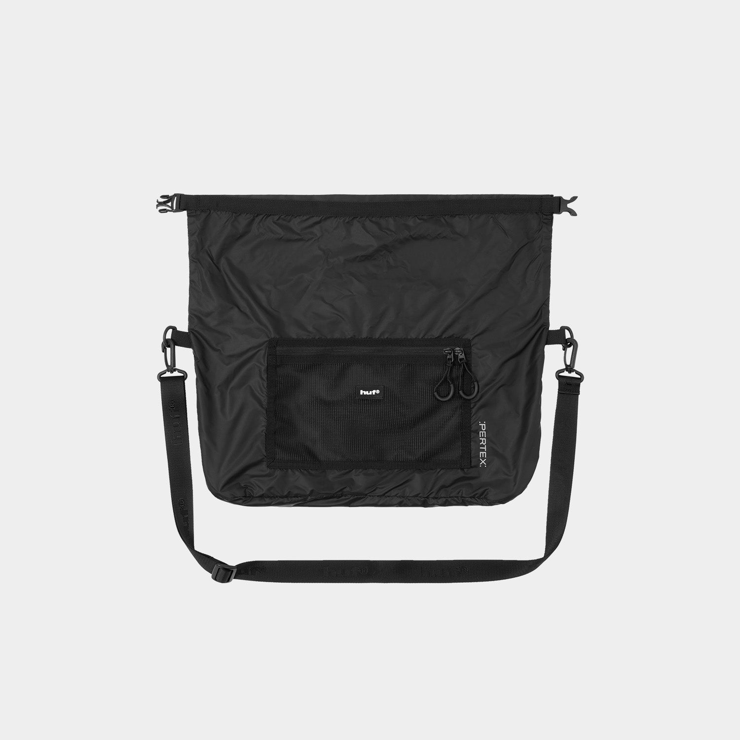 HUF (ハフ) Worldwide JP /BAGS（バッグ）/ PERTEX® ROLL TOP SHOULDER商品 / BLACK