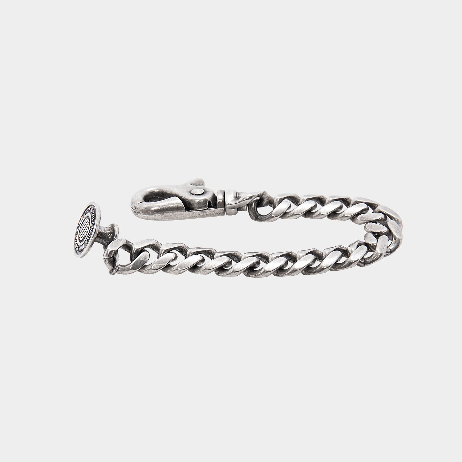 HUF (ハフ) Worldwide JP /JEWELRY（ジュエリー）/ BUTTON UP CLIP BRACELET商品 / SILVER