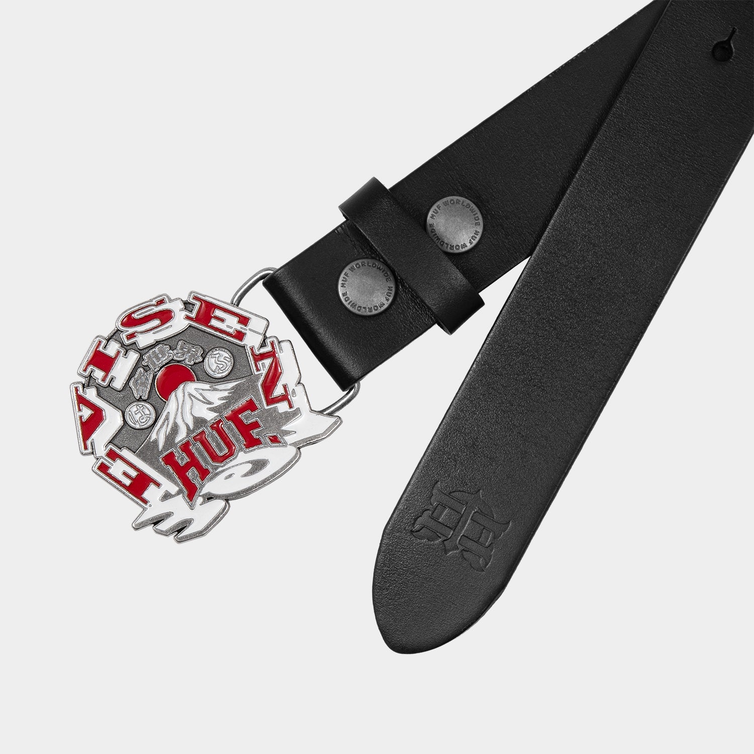 HUF (ハフ) Worldwide JP /OTHERS（その他アクセサリー）/ HUF X EVISEN HUFUJI BUCKLE BELT商品 / BLACK
