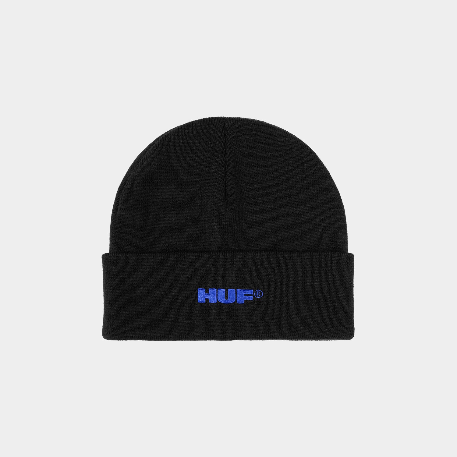 HUF (ハフ) Worldwide JP /HATS ＆ BEANIES（ハット&ビーニー）/ ALL CAPS CUFF BEANIE商品 / BLACK