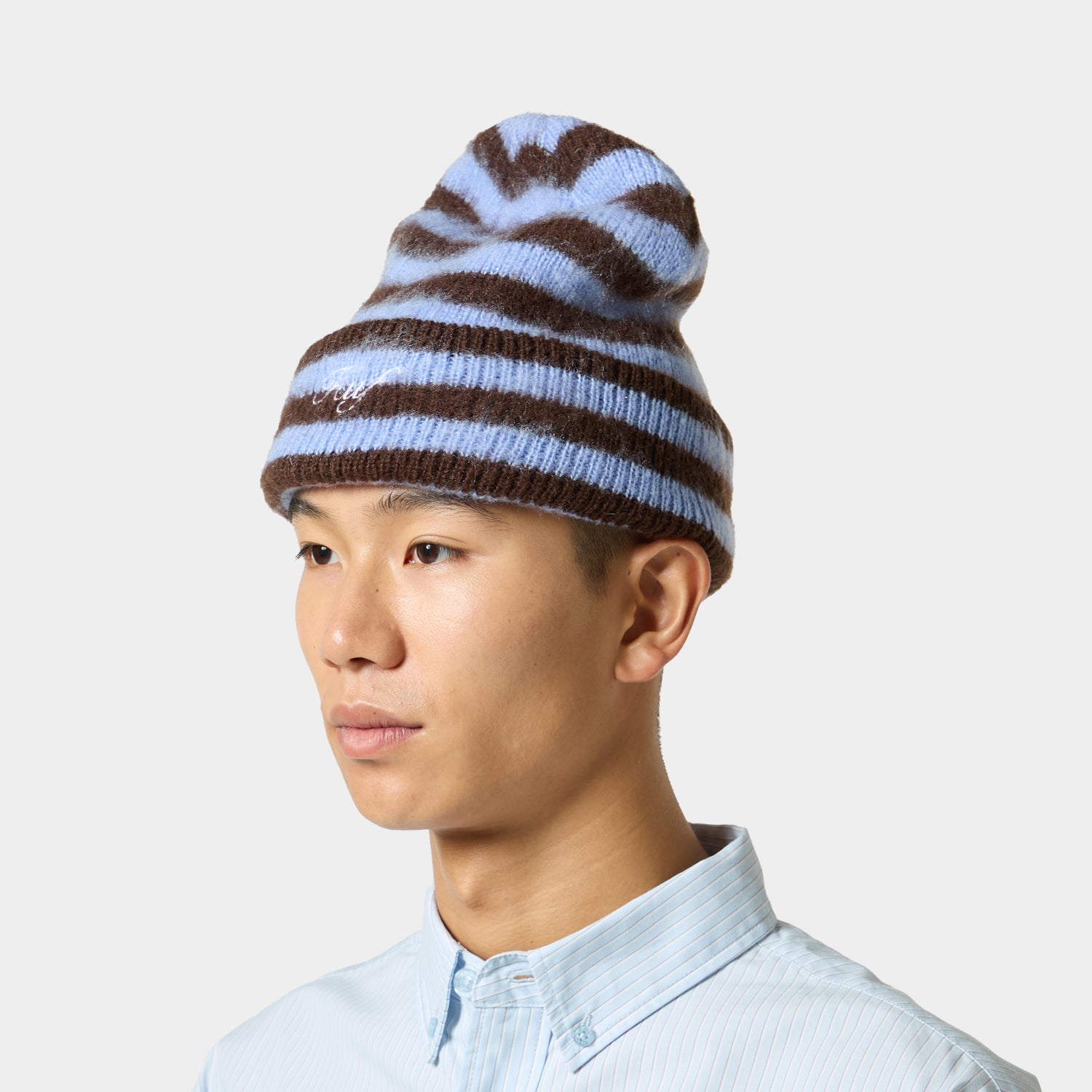HUF (ハフ) Worldwide JP /HATS & BEANIES（ハット&ビーニー）/ THE CROWN SHAGGY BEANIE商品 / SKY