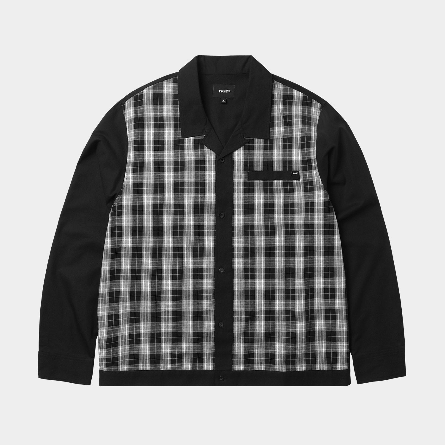HUF (ハフ) Worldwide JP /TOPS & SHIRTS（トップス&シャツ）/ COOLIDGE PLAID LS SHIRT商品 / BLACK