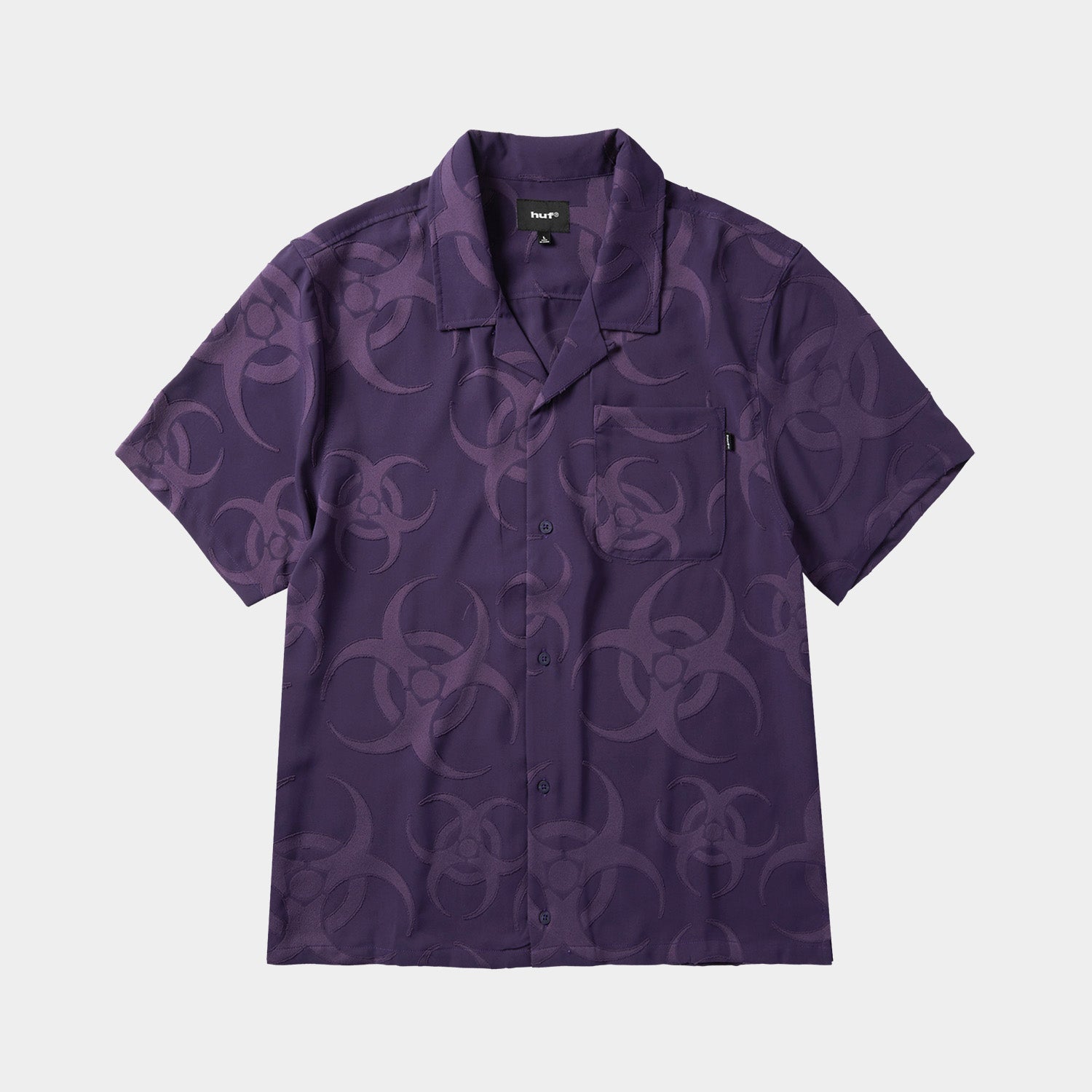 HUF (ハフ) Worldwide JP /TOPS & SHIRTS（トップス&シャツ）/ SECTOR JACQUARD SHIRT商品 / DARK BERRY