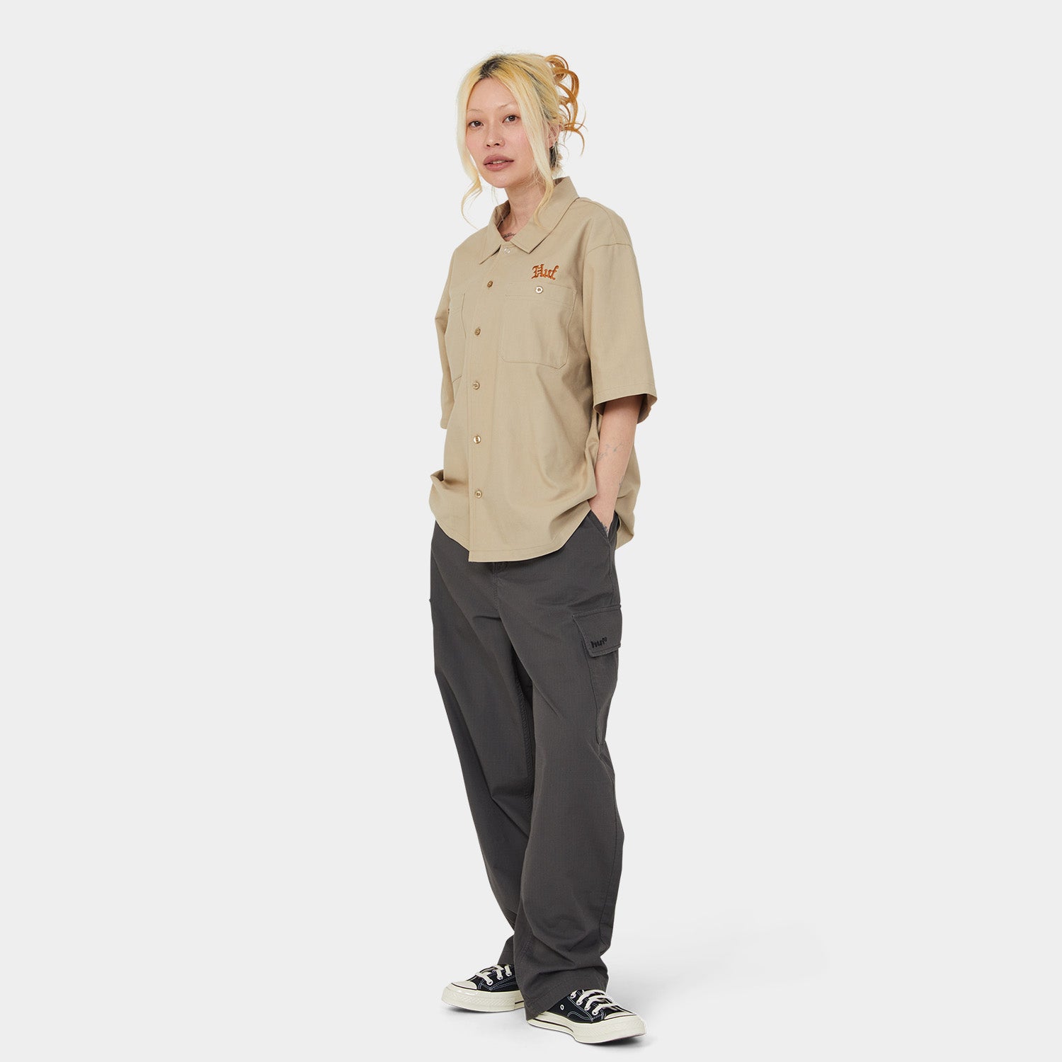 HUF (ハフ) Worldwide JP /TOPS & SHIRTS（トップス&シャツ）/ FANTASIES WORK SHIRT商品 / MARINE