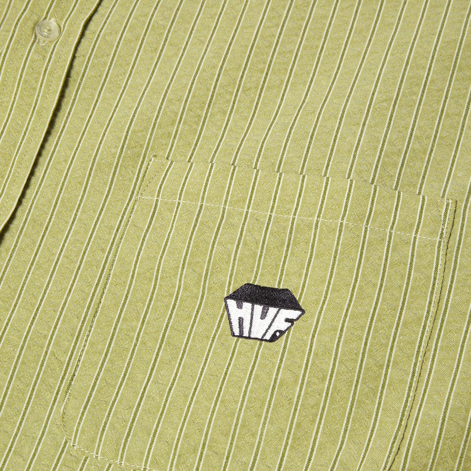 HUF (ハフ) Worldwide JP /TOPS & SHIRTS（トップス&シャツ）/ BIG BLOCK STRIPED SHIRT商品 / DRIED HERB