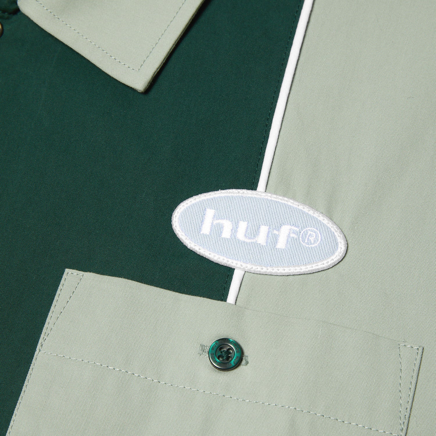 HUF (ハフ) Worldwide JP /TOPS & SHIRTS（トップス&シャツ）/ URETHANE WORK SHIRT商品 / BLACK