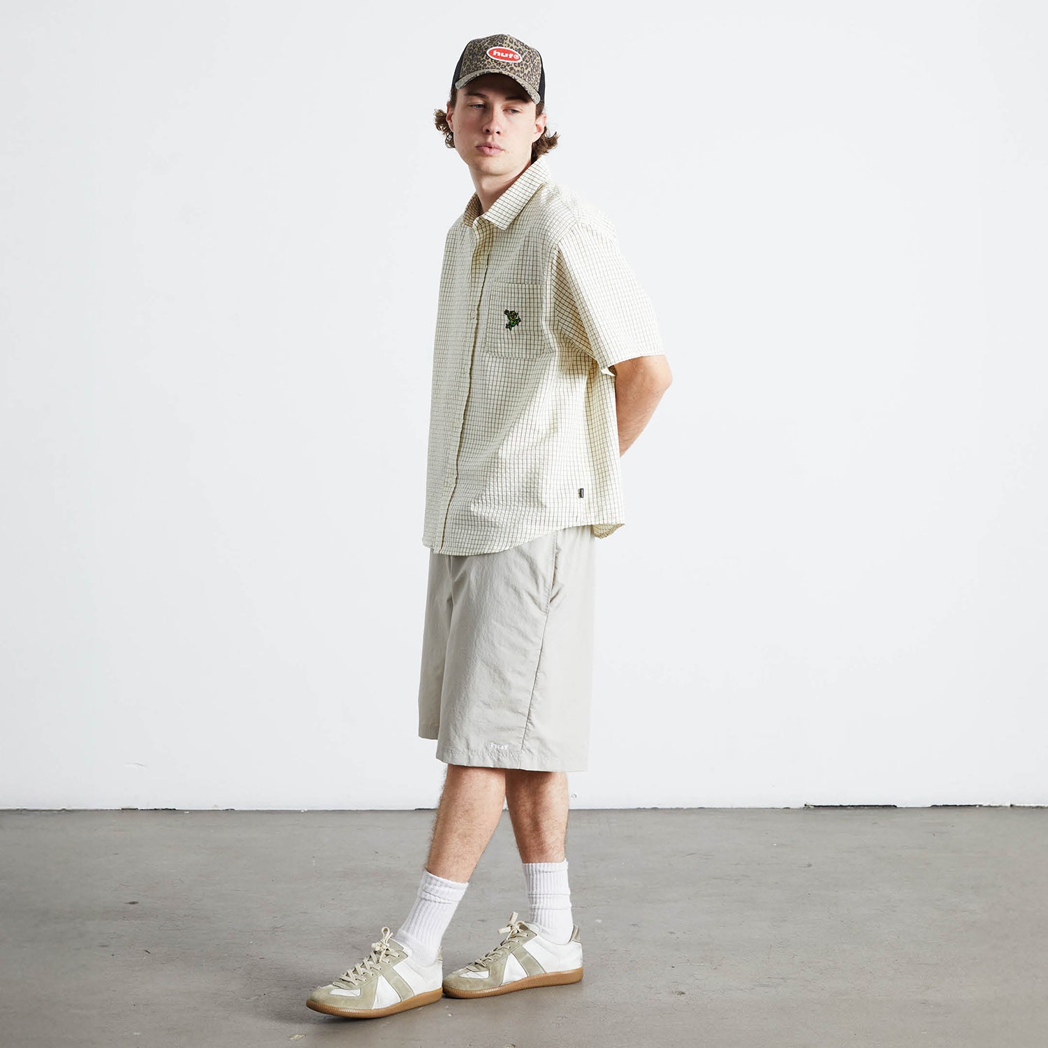 HUF (ハフ) Worldwide JP /T-SHIRTS（Tシャツ）/ STUCK ON YOU PLAID SHIRT商品 / ICE BLUE
