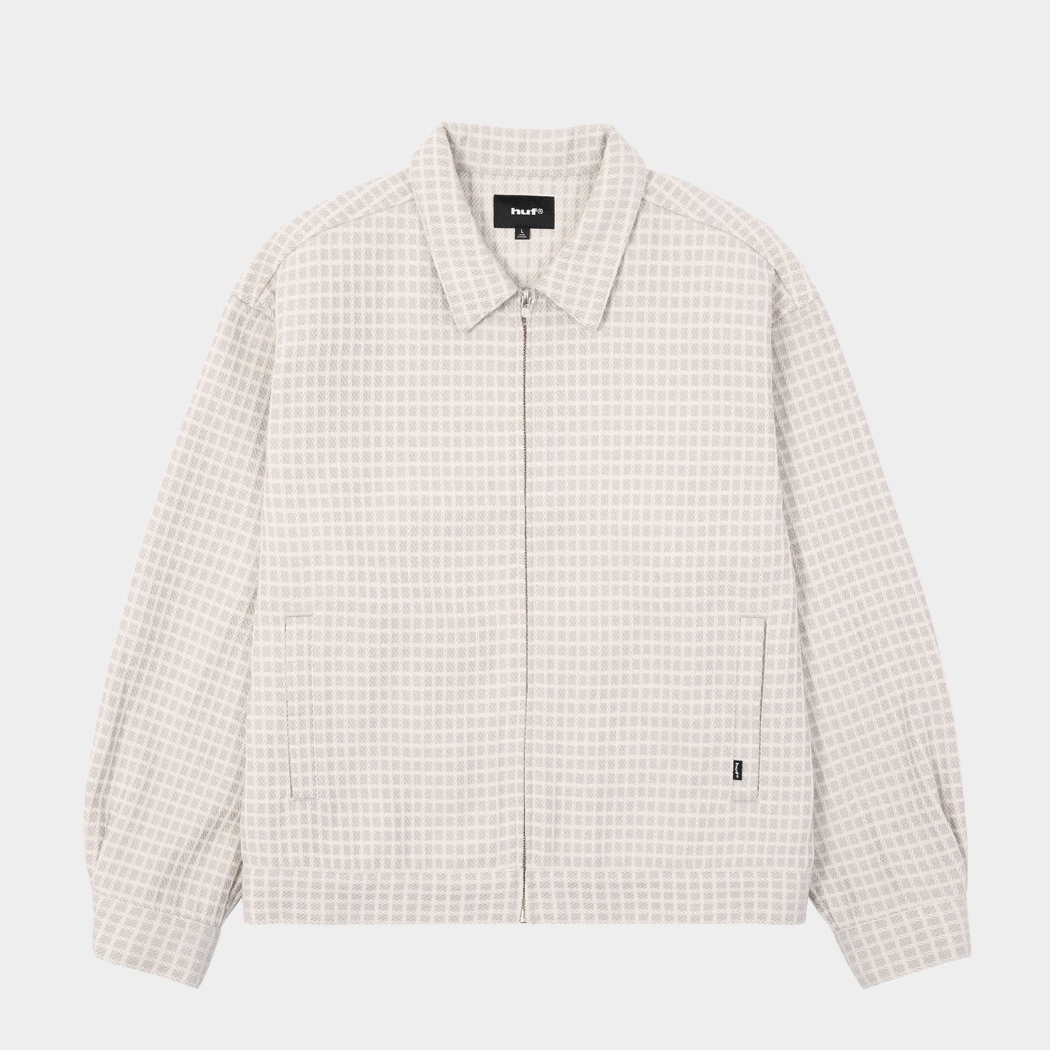 HUF (ハフ) Worldwide JP /TOPS & SHIRTS（トップス&シャツ）/ WAFFLE WEAVING ZIP LS SHIRT商品 / DESERT