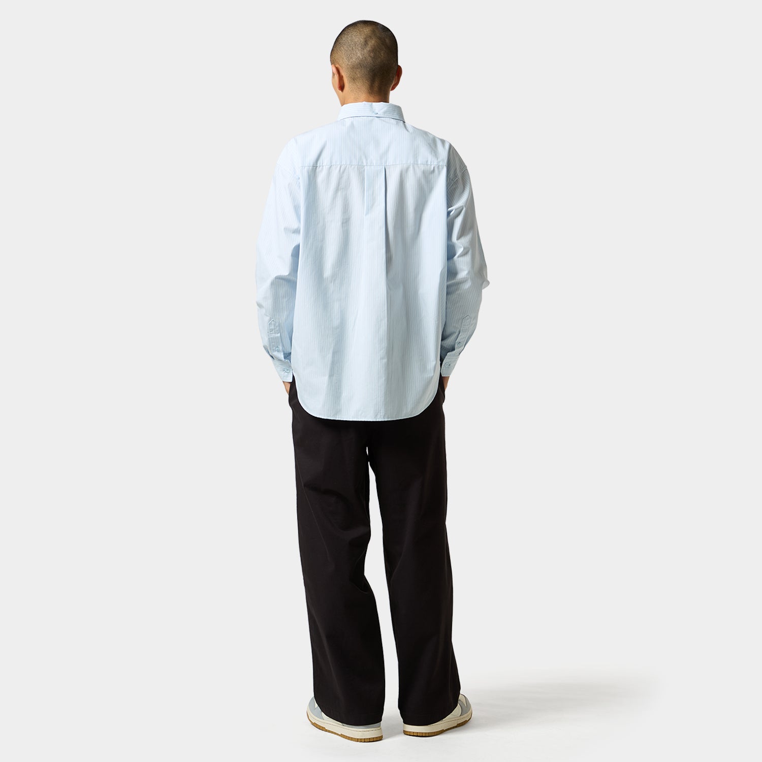 HUF (ハフ) Worldwide JP /TOPS & SHIRTS（トップス&シャツ）/ MEGABLAST STRIPE LS SHIRT商品 / BLUE STRIPE