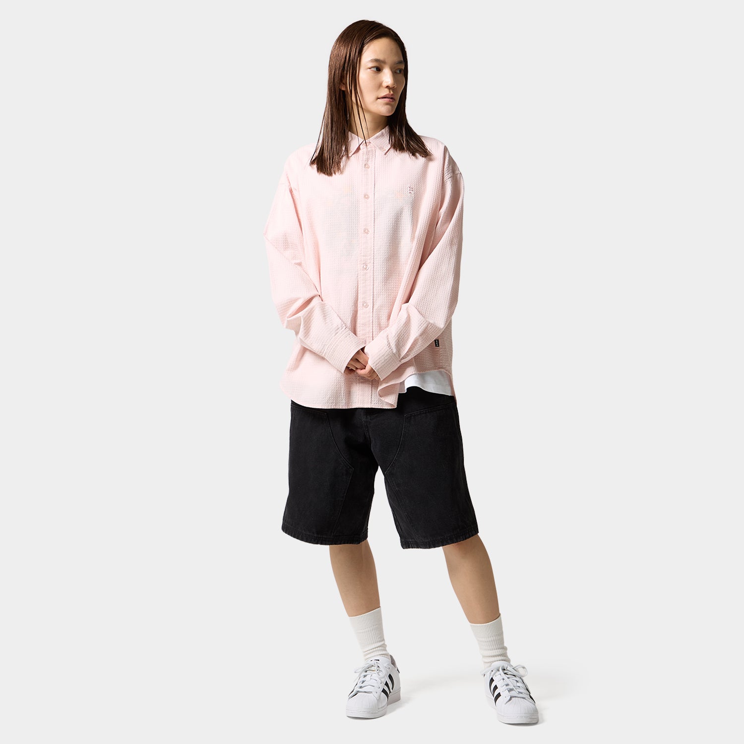 HUF (ハフ) Worldwide JP /TOPS & SHIRTS（トップス&シャツ）/ MEGABLAST LS SHIRT商品 / PINK