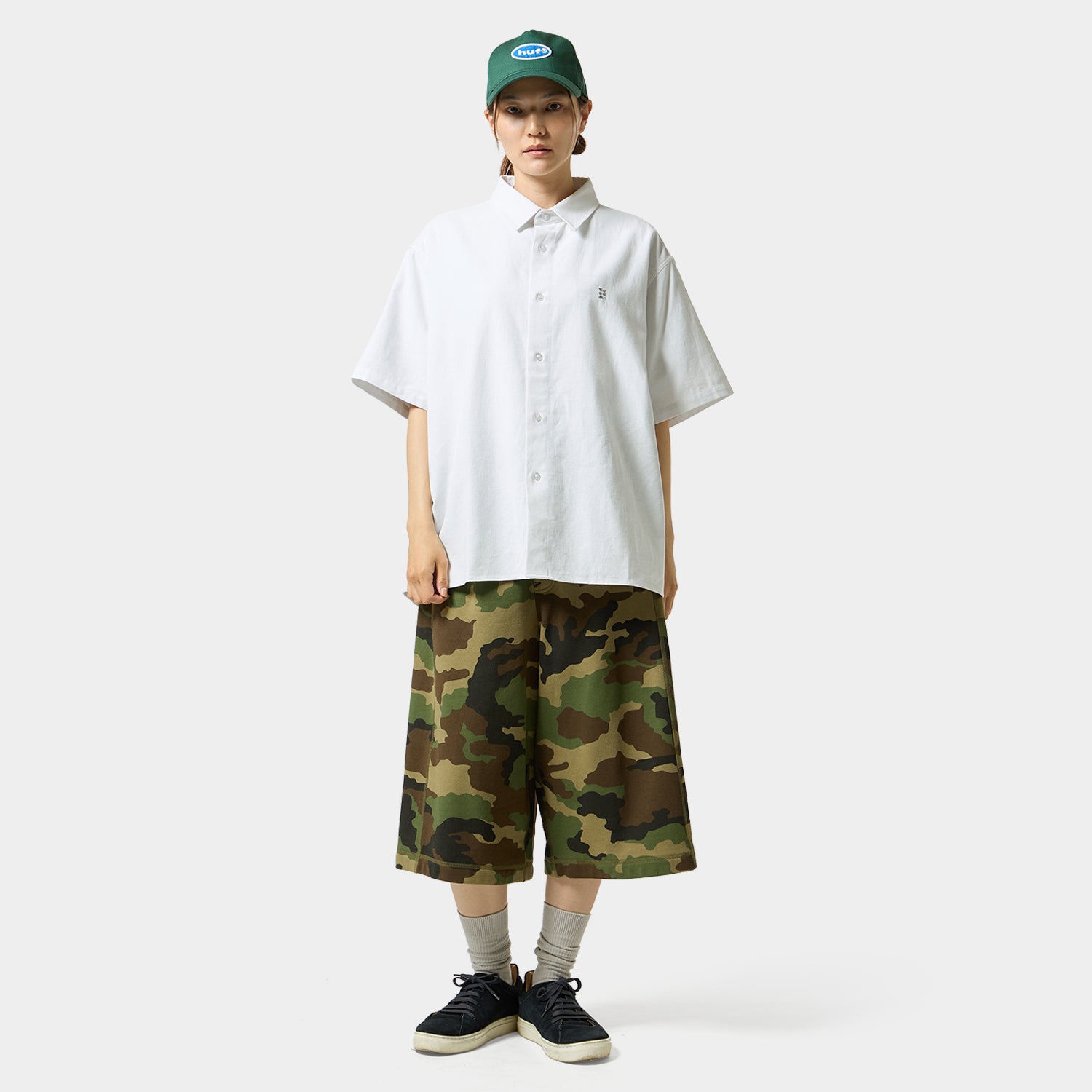 HUF (ハフ) Worldwide JP /TOPS & SHIRTS（トップス&シャツ）/ MEGABLAST SHIRT商品 / BLACK