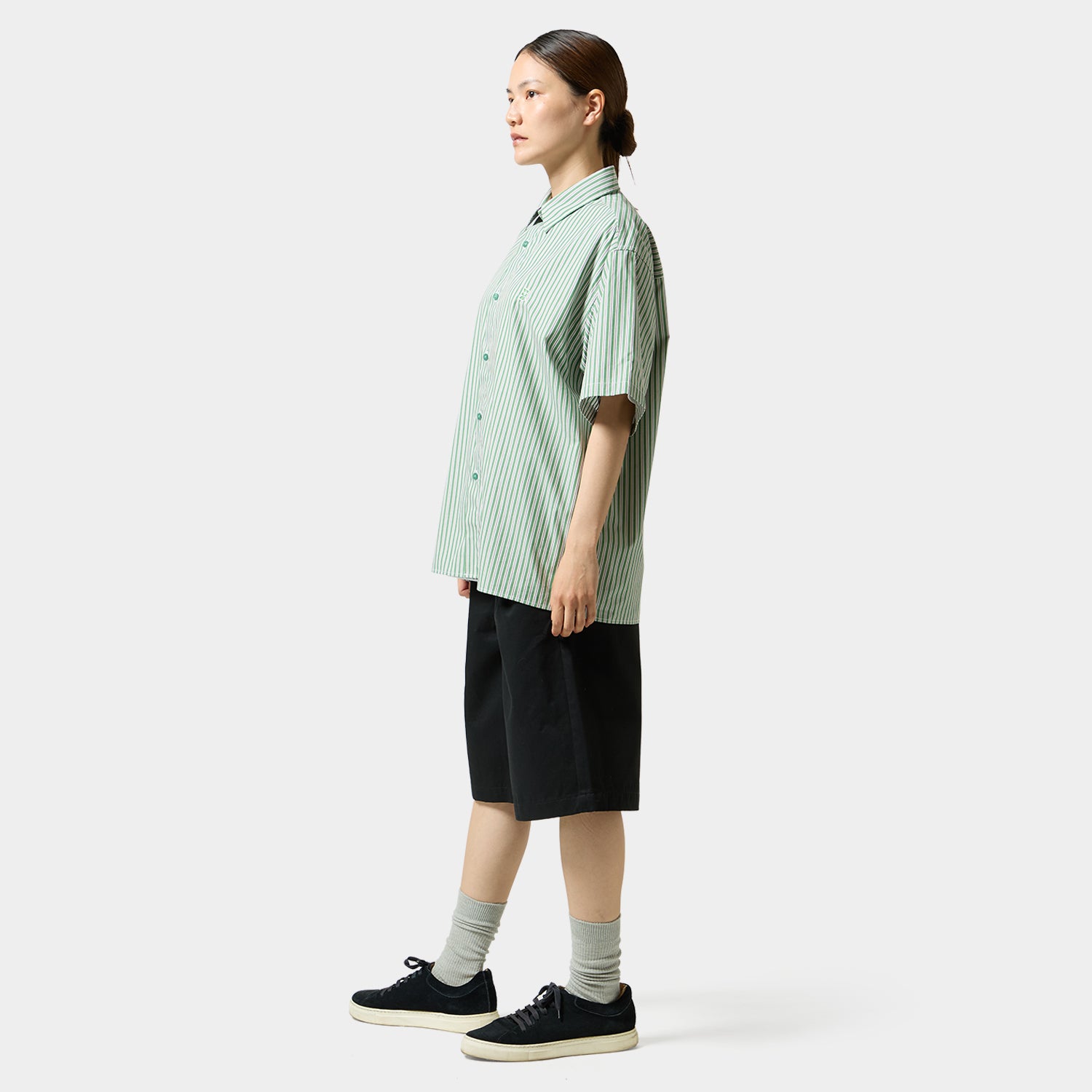 HUF (ハフ) Worldwide JP /TOPS & SHIRTS（トップス&シャツ）/ MEGABLAST STRIPE SHIRT商品 / LT BLUE