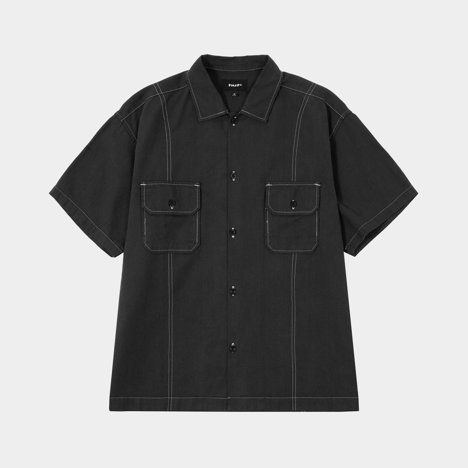 HUF (ハフ) Worldwide JP /TOPS & SHIRTS（トップス&シャツ）/ huf CO-OP CONTRAST DYED SHIRT商品 / BURGUNDY