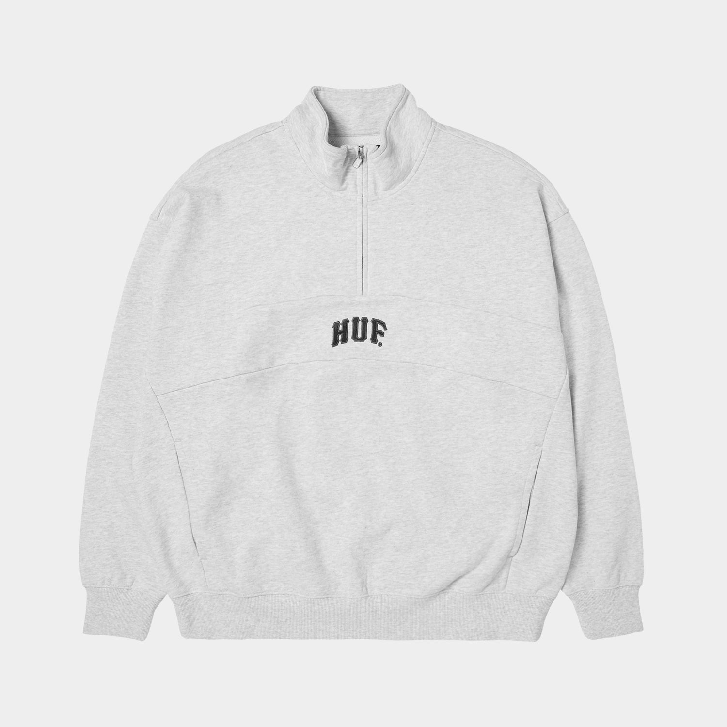 HUF (ハフ) Worldwide JP /SWEATSHIRTS（スウェットシャツ）/ ARCH ENZYME 1/4 ZIP FLEECE商品 / VINTAGE BLACK