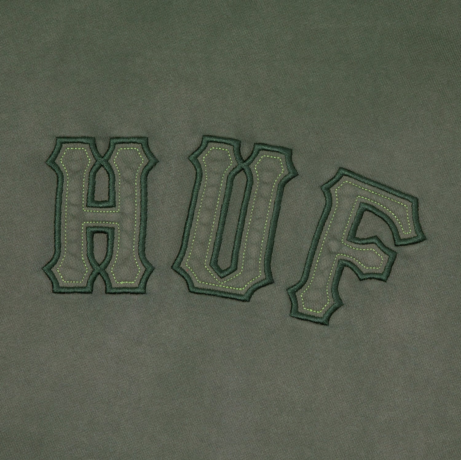 HUF (ハフ) Worldwide JP /HOODIES（パーカー）/ ARCH WIDE FULL ZIP HOODIE商品 / BLACK
