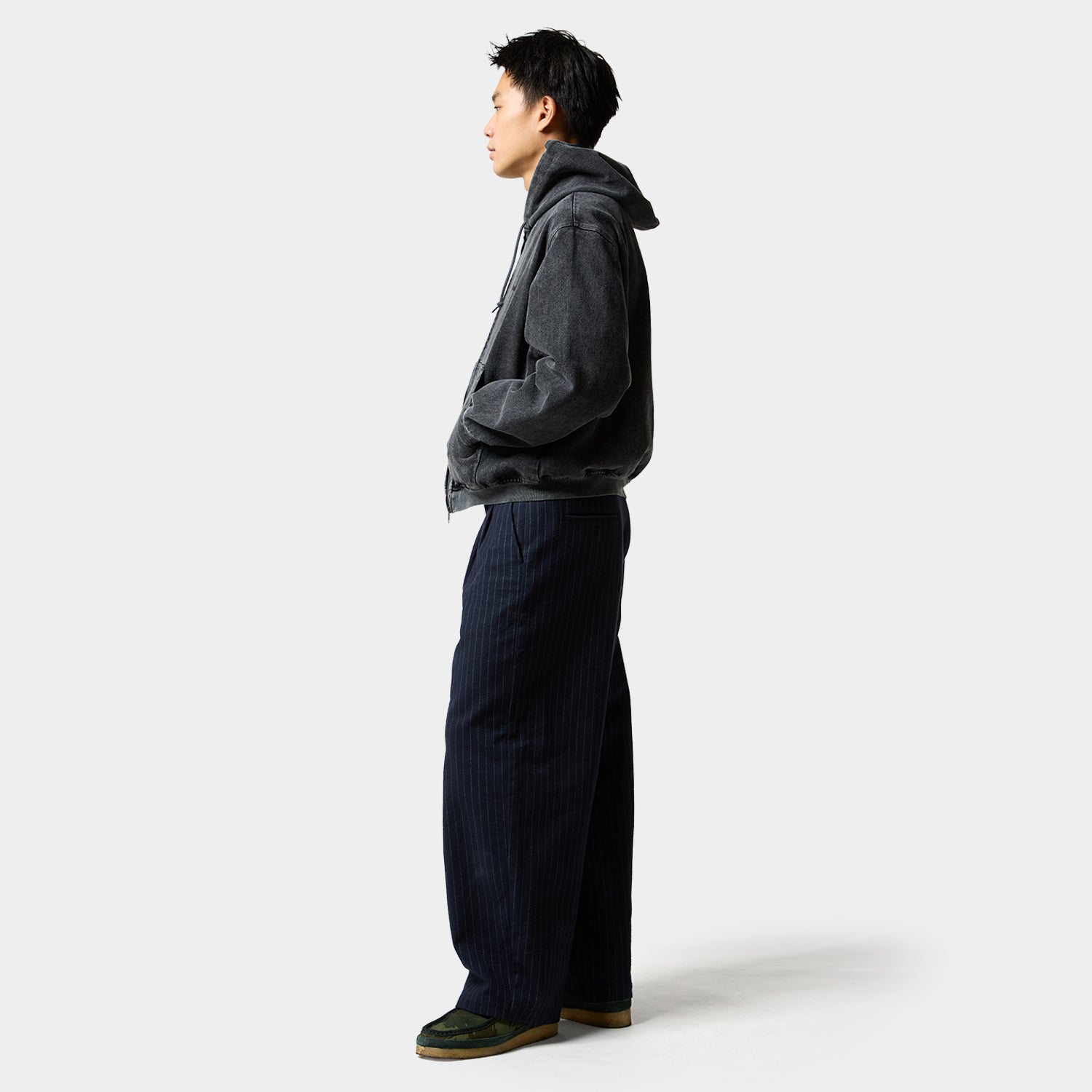 HUF (ハフ) Worldwide JP /HOODIES（パーカー）/ HUF eightynine WASHED FULL ZIP HOODIE商品 / PURPLE