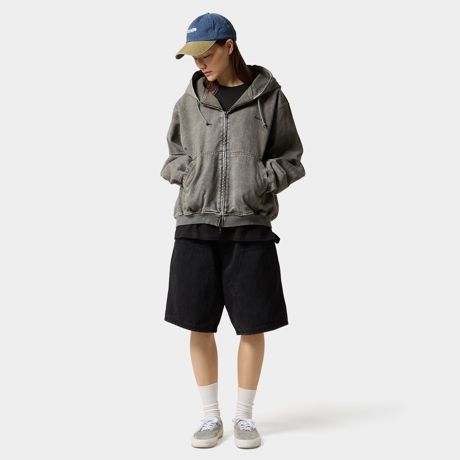 HUF (ハフ) Worldwide JP /HOODIES（パーカー）/ HUF eightynine WASHED FULL ZIP HOODIE商品 / PURPLE