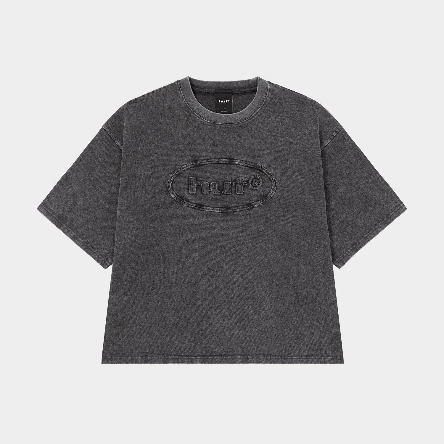 HUF (ハフ) Worldwide JP /TOPS & SHIRTS（トップス&シャツ）/ 89 OVAL CREW商品 / BLACK