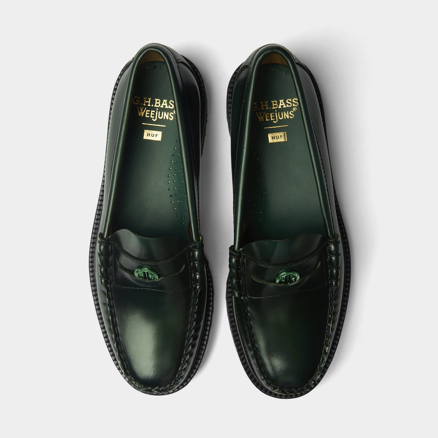 HUF (ハフ) Worldwide JP /FOOTWEAR（スニーカー）/ HUF X G.H.BASS LARSON PENNY商品 / BLACK