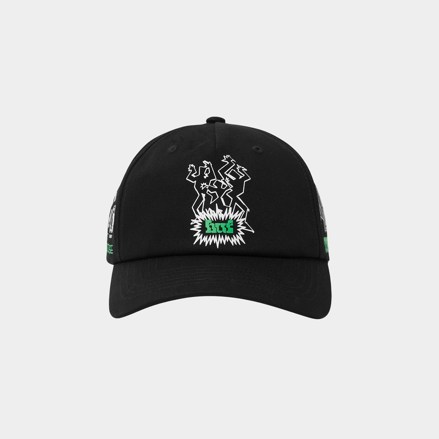 HUF (ハフ) Worldwide JP /HATS & BEANIES（ハット&ビーニー）/ EVERYBODY GET LOOSE SNAPBACK商品 / BLACK