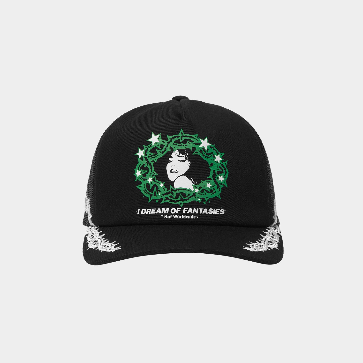 HUF (ハフ) Worldwide JP /HATS ＆ BEANIES（ハット&ビーニー）/ FANTASIES TRUCKER HAT商品 / BLACK