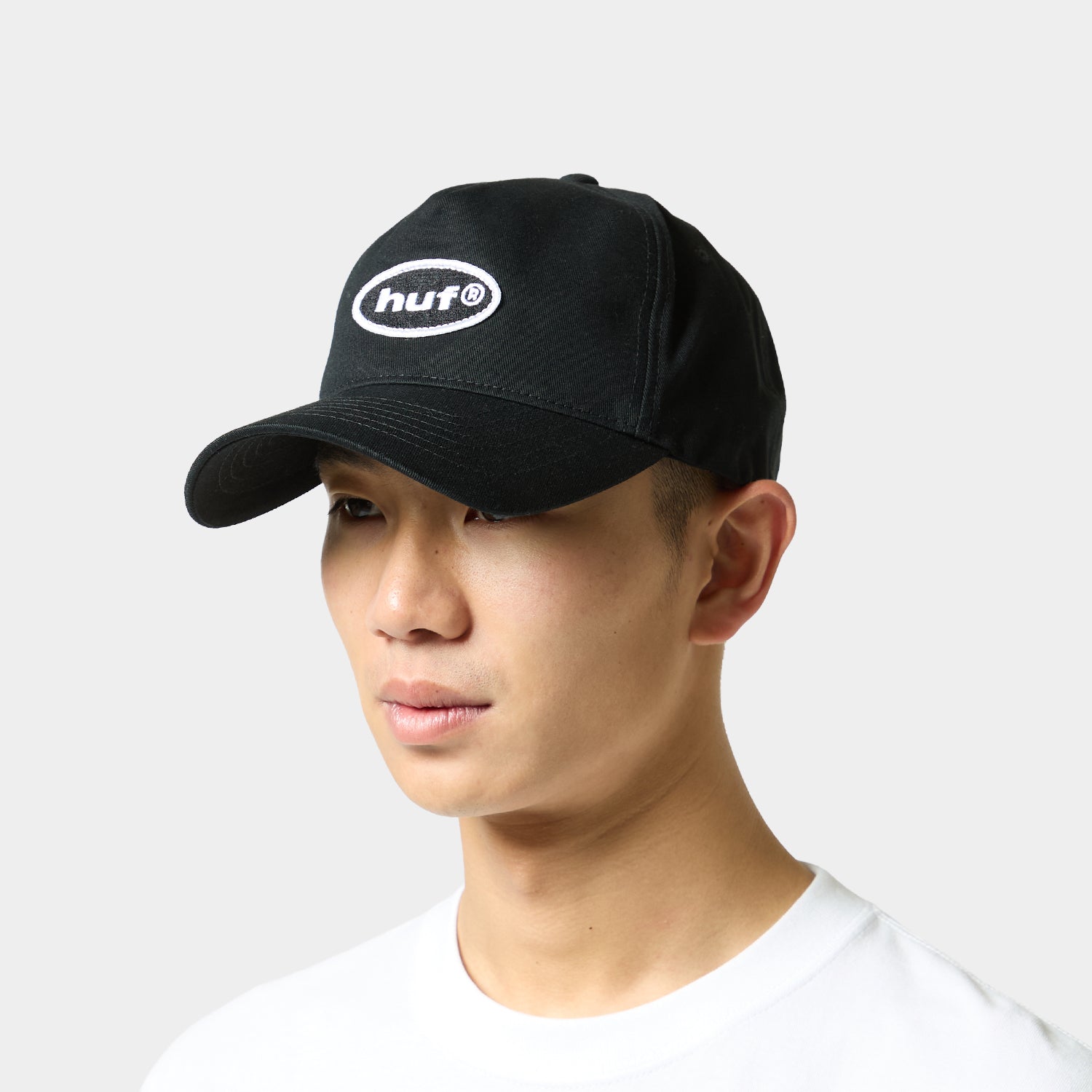 HUF (ハフ) Worldwide JP /HATS & BEANIES（ハット&ビーニー）/ 89 OVAL 5 PANEL HAT商品 / BLACK