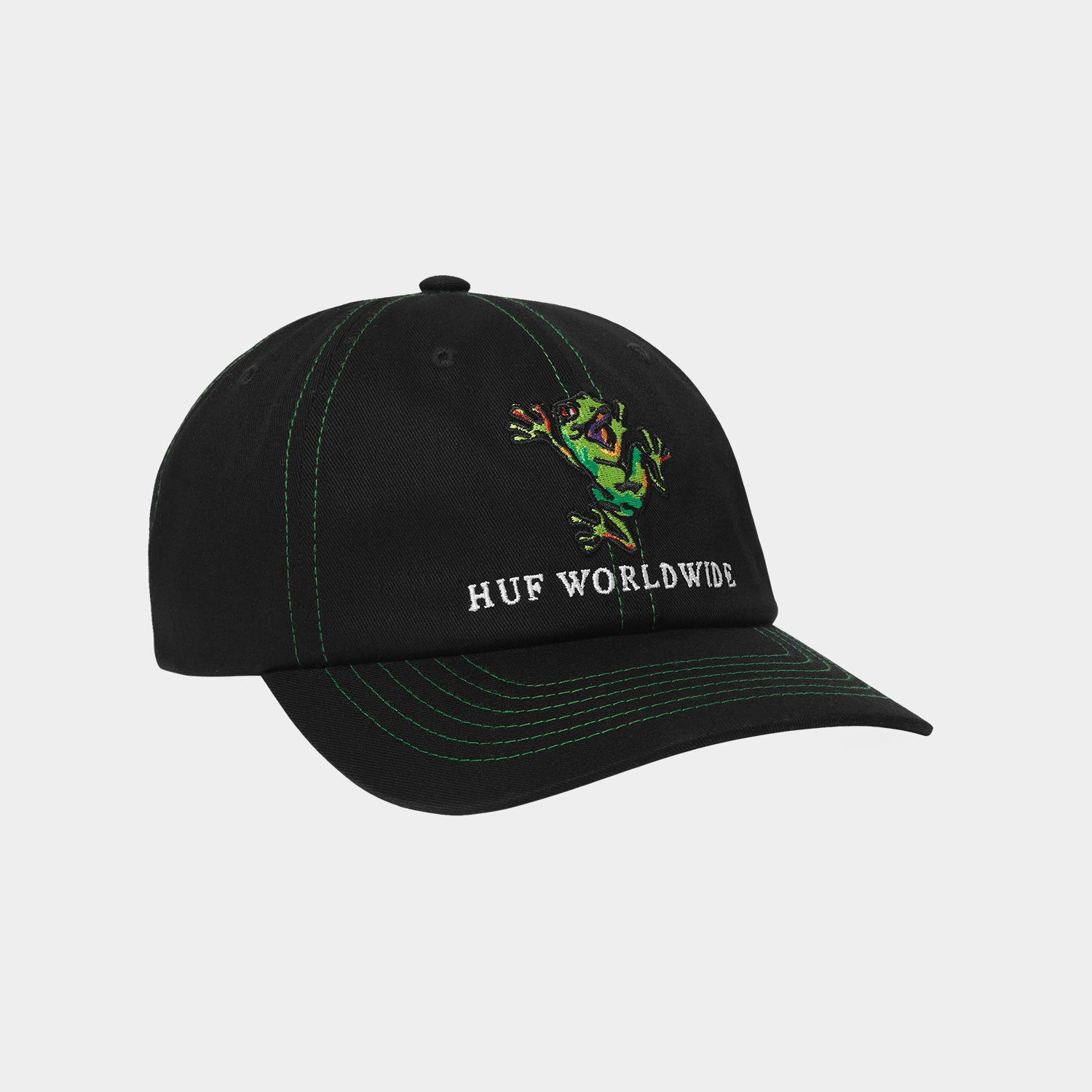 HUF (ハフ) Worldwide JP /HATS & BEANIES（ハット&ビーニー）/ STUCK ON YOU 6 PANEL CV HAT商品 / BLACK