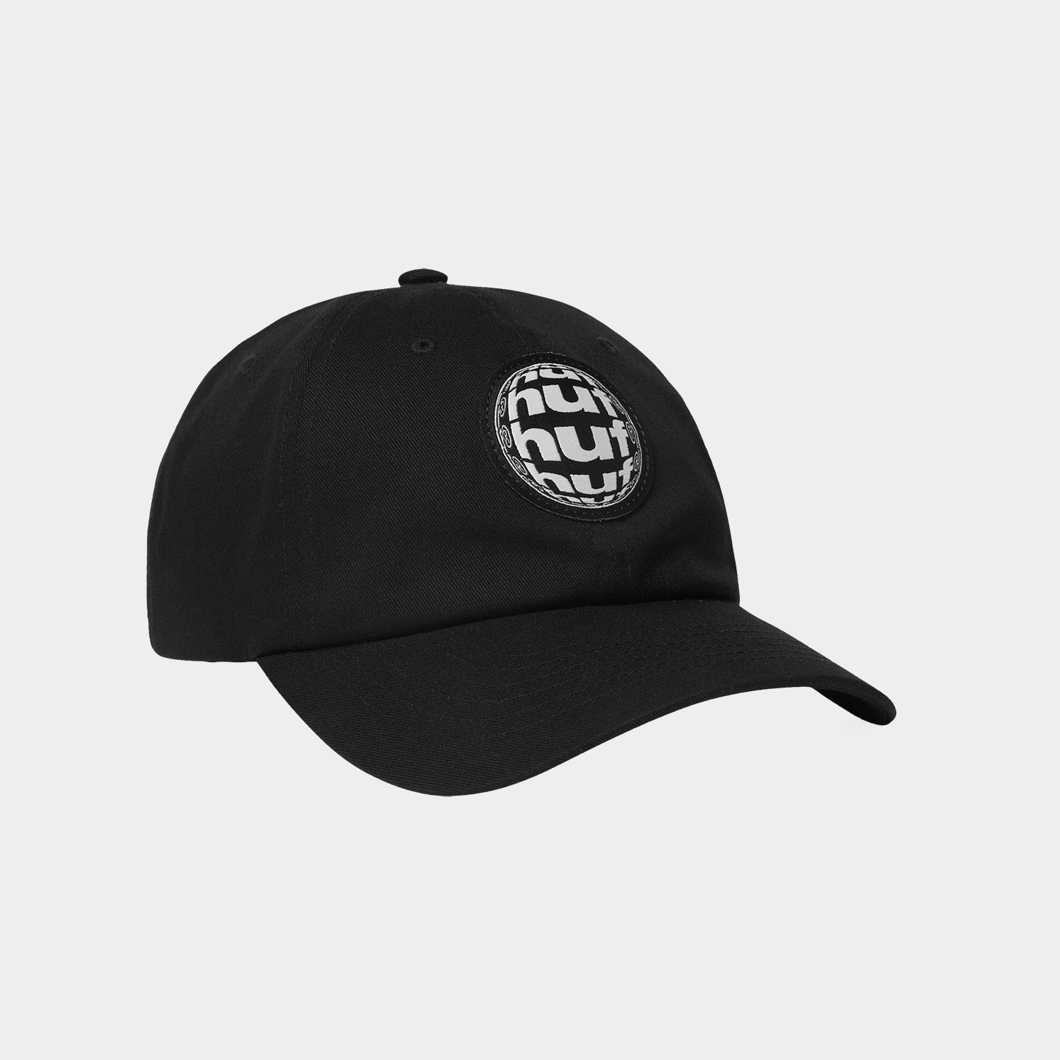 HUF (ハフ) Worldwide JP /HATS & BEANIES（ハット&ビーニー）/ WIDE ANGLE 6 PANEL CV HAT商品 / BLACK
