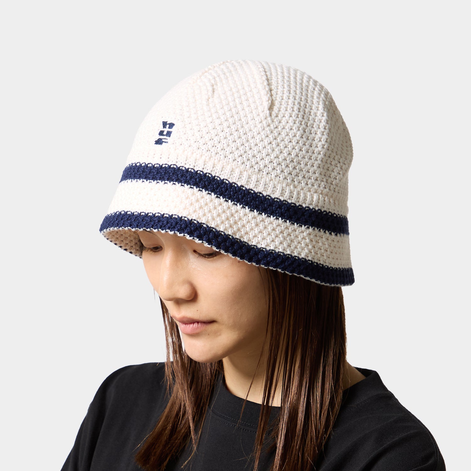 HUF (ハフ) Worldwide JP /HATS & BEANIES（ハット&ビーニー）/ MEGABLAST KNIT BUCKET HAT商品 / BLEACH