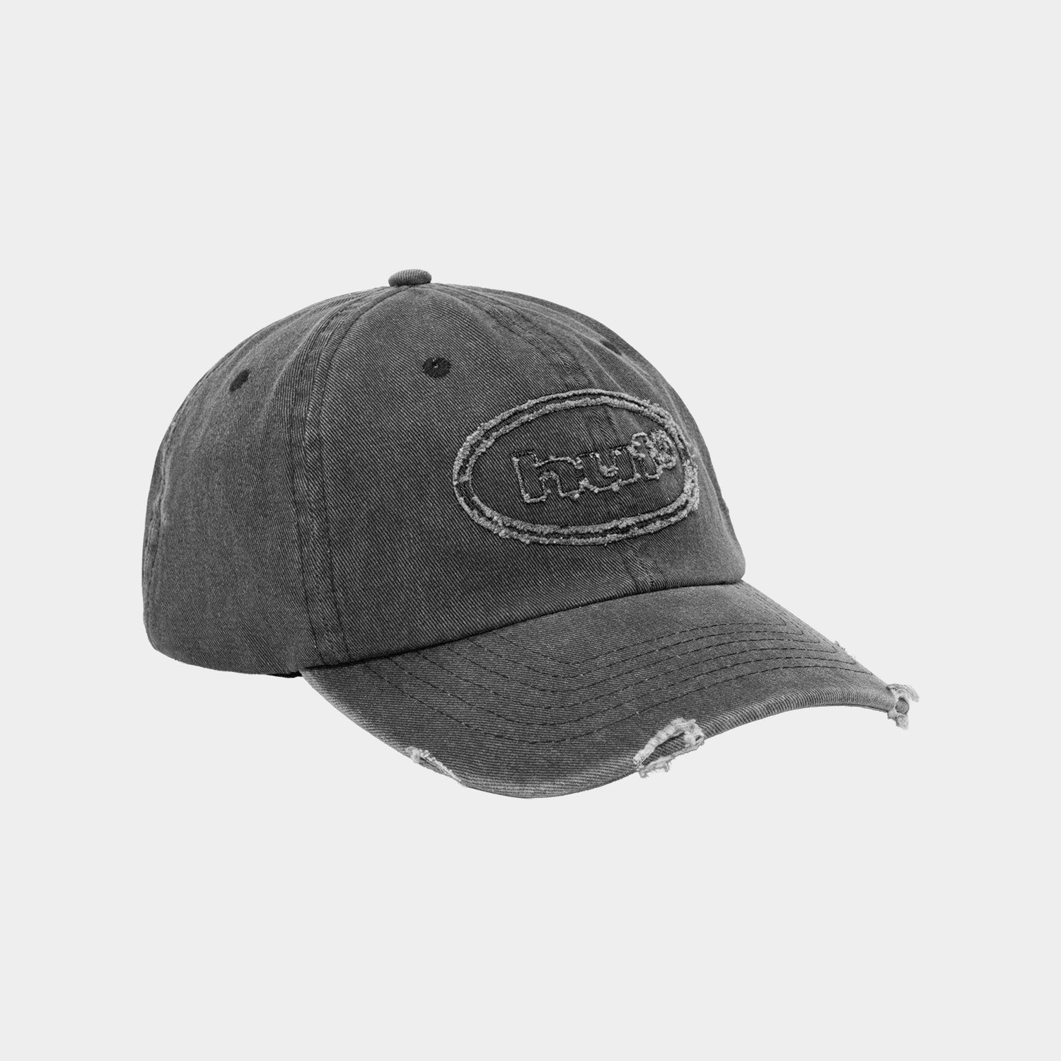 HUF (ハフ) Worldwide JP /HATS & BEANIES（ハット&ビーニー）/ 89 OVAL CV 6PANEL HAT商品 / BLACK