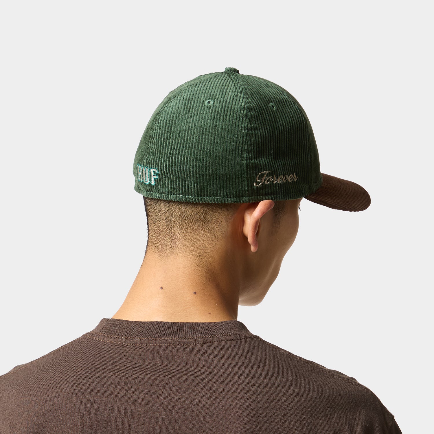 HUF (ハフ) Worldwide JP /HATS ＆ BEANIES（ハット&ビーニー）/ NEW ERA® CLASSIC H CORDUROY HAT商品 / DK GREEN