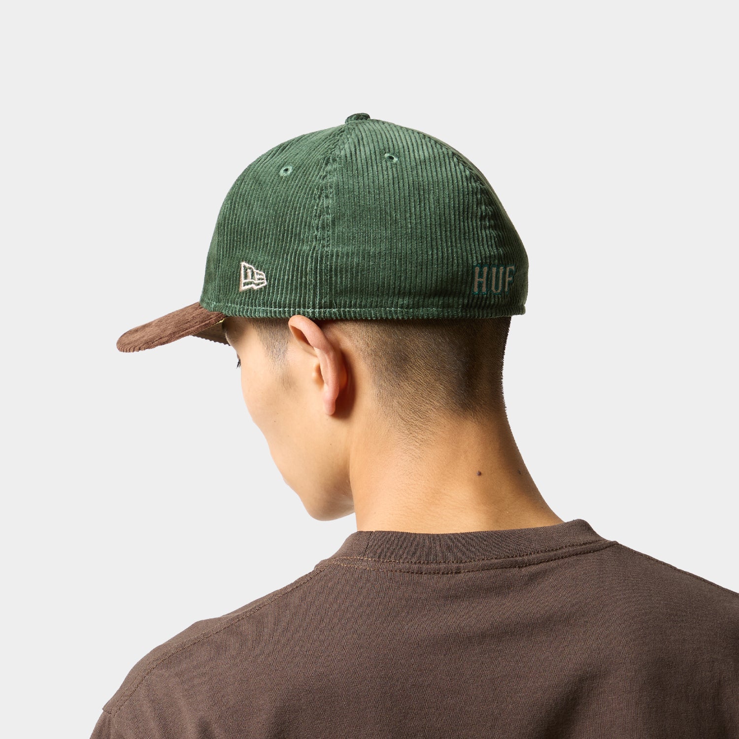 HUF (ハフ) Worldwide JP /HATS ＆ BEANIES（ハット&ビーニー）/ NEW ERA® CLASSIC H CORDUROY HAT商品 / DK GREEN