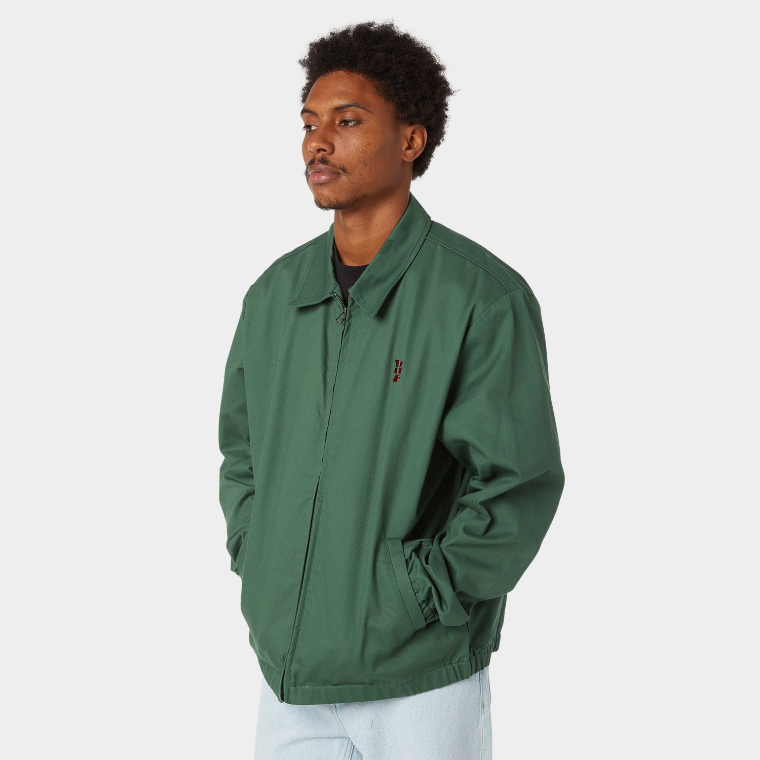 HUF (ハフ) Worldwide JP /JACKETS（ジャケット）/ HUF SET MEGABLAST SHOP JACKET商品 / FOREST
