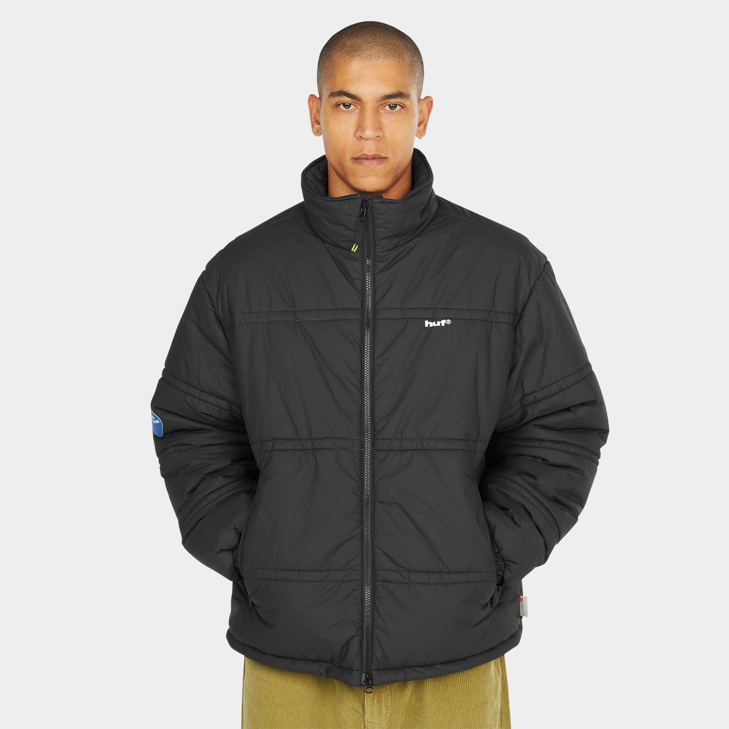 HUF (ハフ) Worldwide JP /JACKETS（ジャケット）/ 89 TYVEK PUFFER商品 / BLACK