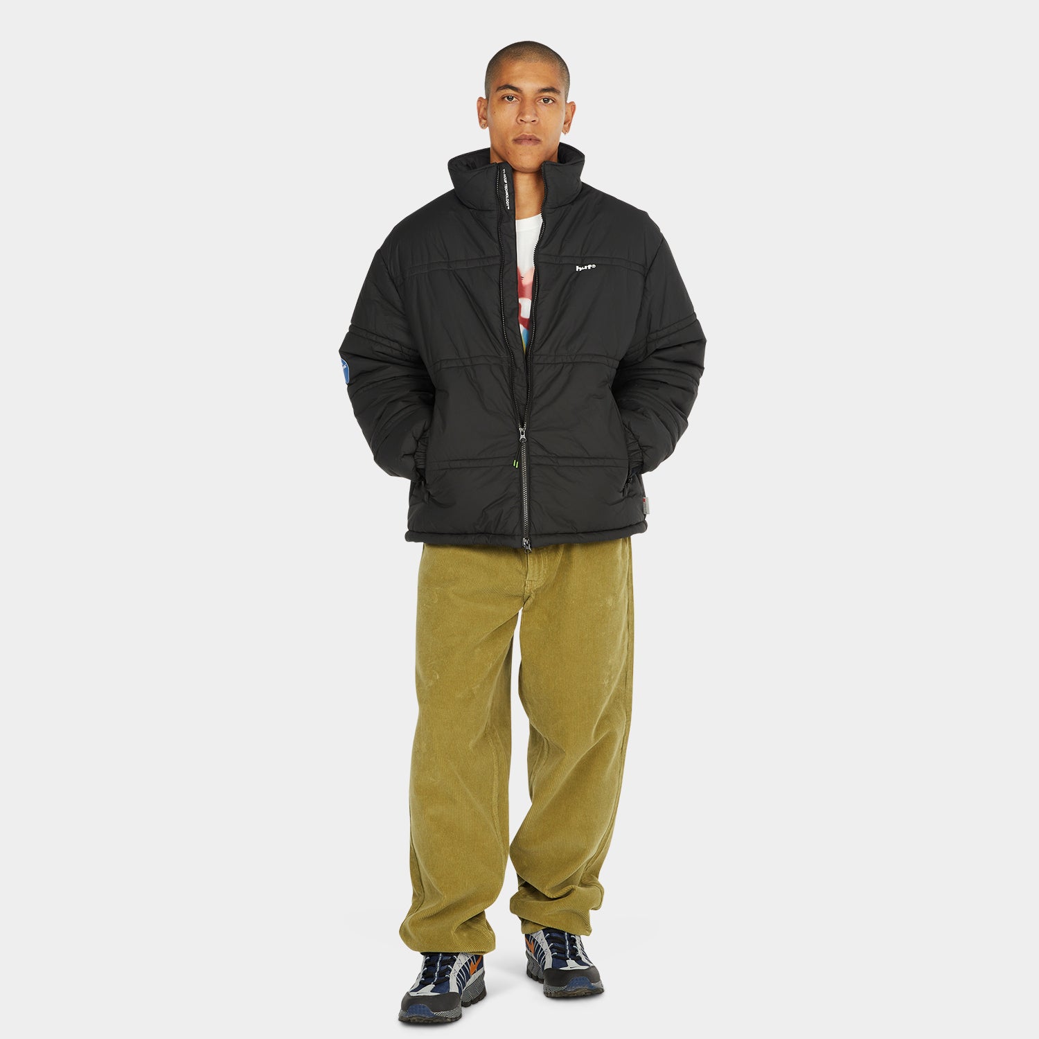HUF (ハフ) Worldwide JP /JACKETS（ジャケット）/ 89 TYVEK PUFFER商品 / BLACK