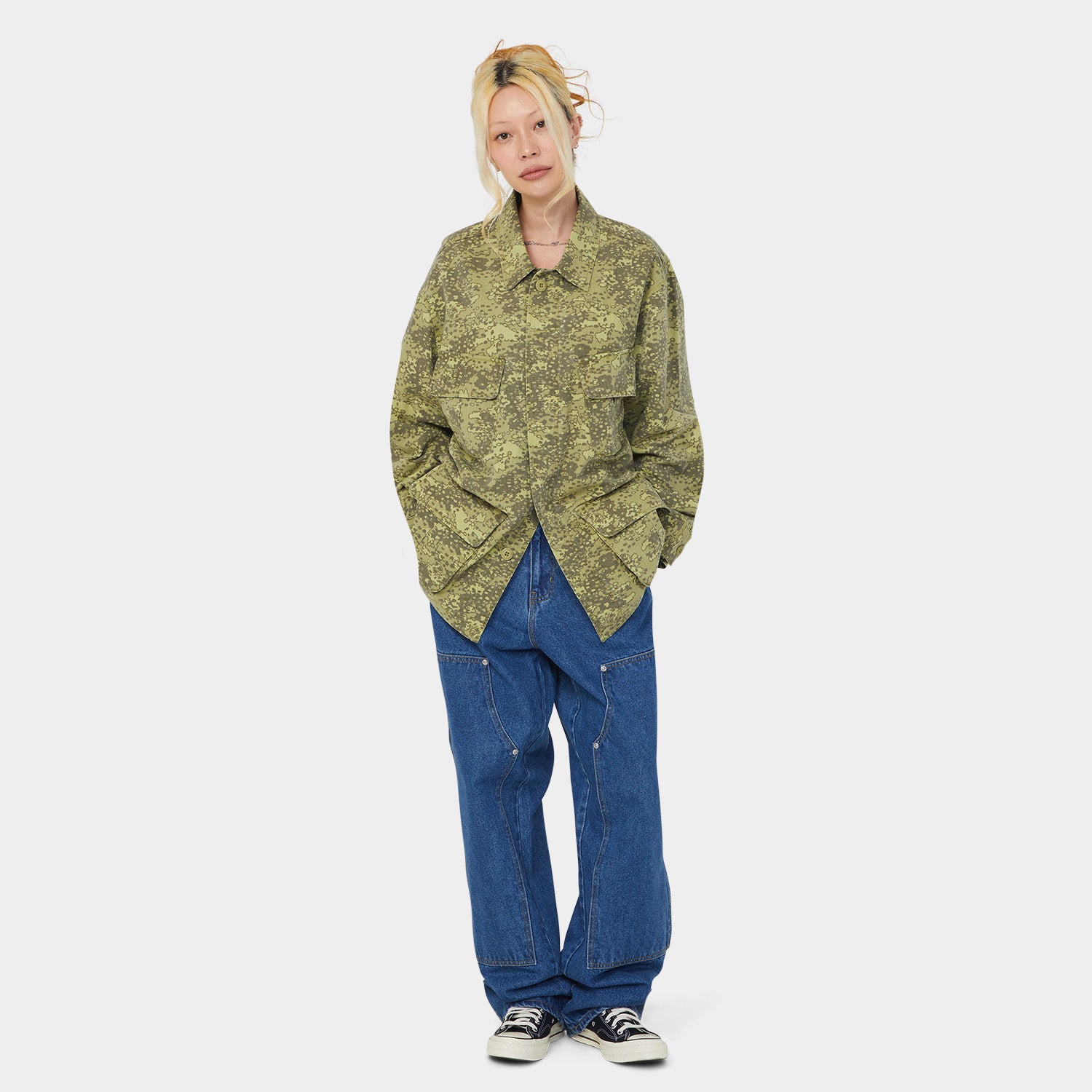 HUF (ハフ) Worldwide JP /JACKETS（ジャケット）/ DELTA BDU JACKET商品 / GREEN