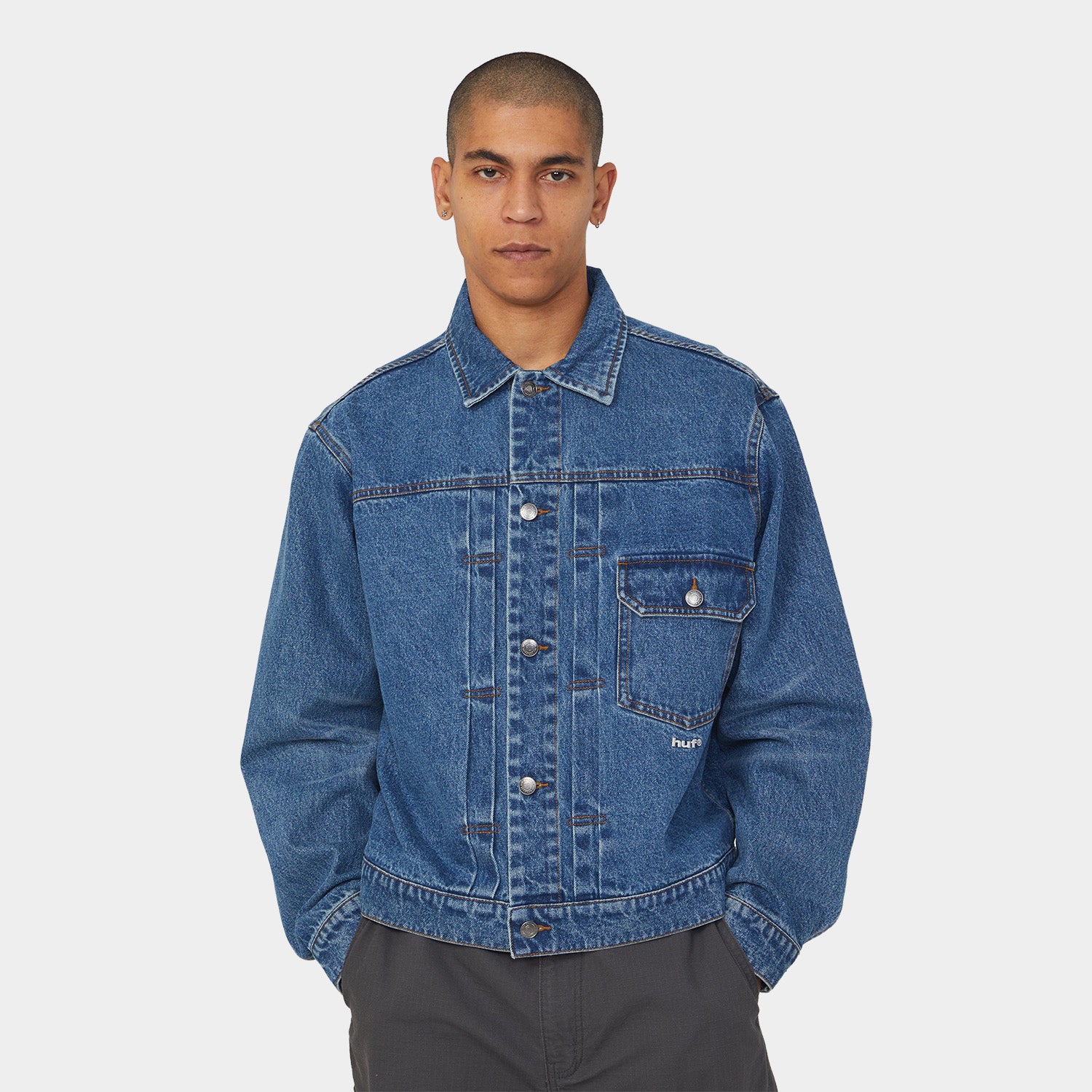 HUF (ハフ) Worldwide JP /JACKETS（ジャケット）/ 89 TRUCKER JACKET商品 / INDIGO