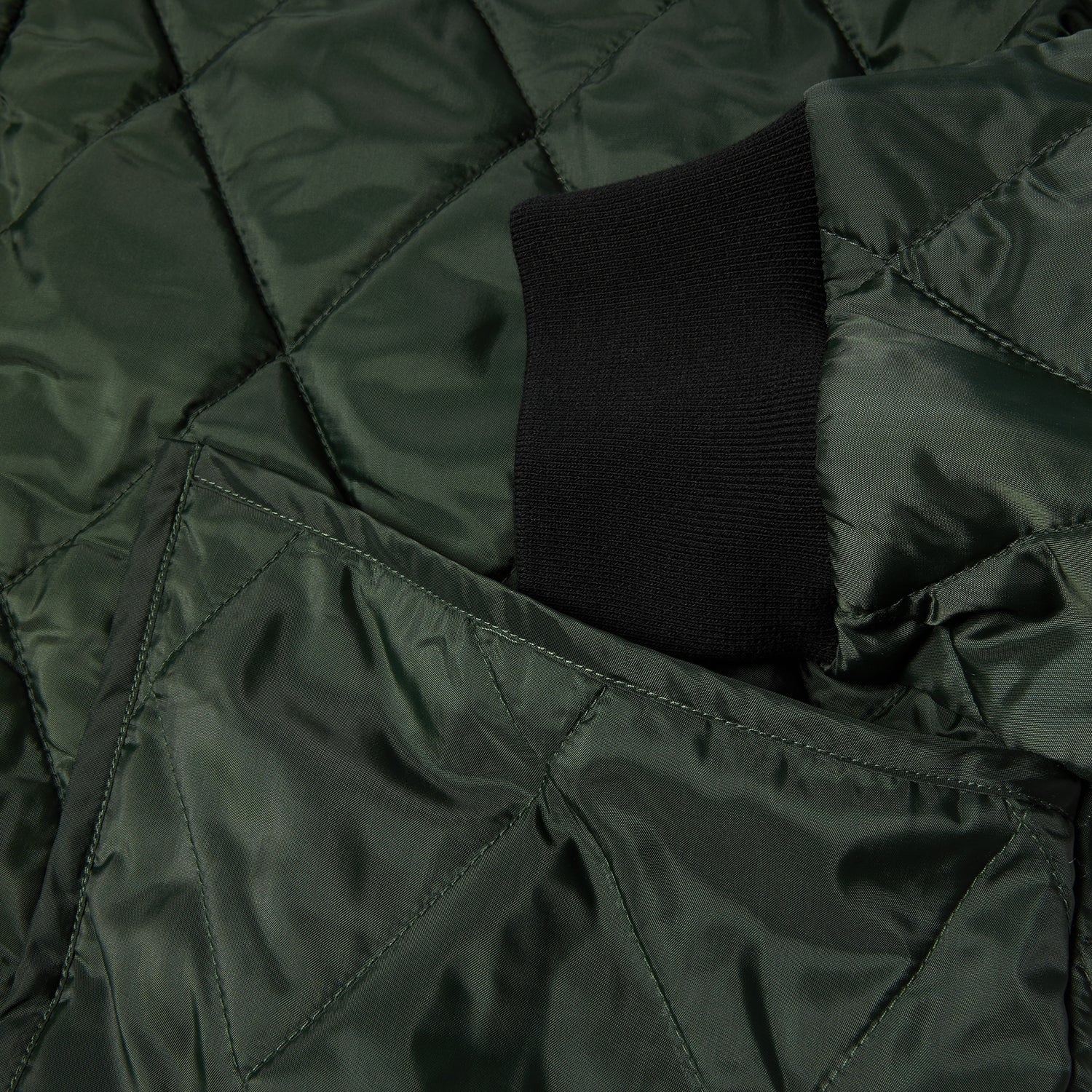 HUF (ハフ) Worldwide JP /JACKETS（ジャケット）/ DISNEY | HUF MICKEY QUILTED WORK JACKET商品 / FOREST GREEN