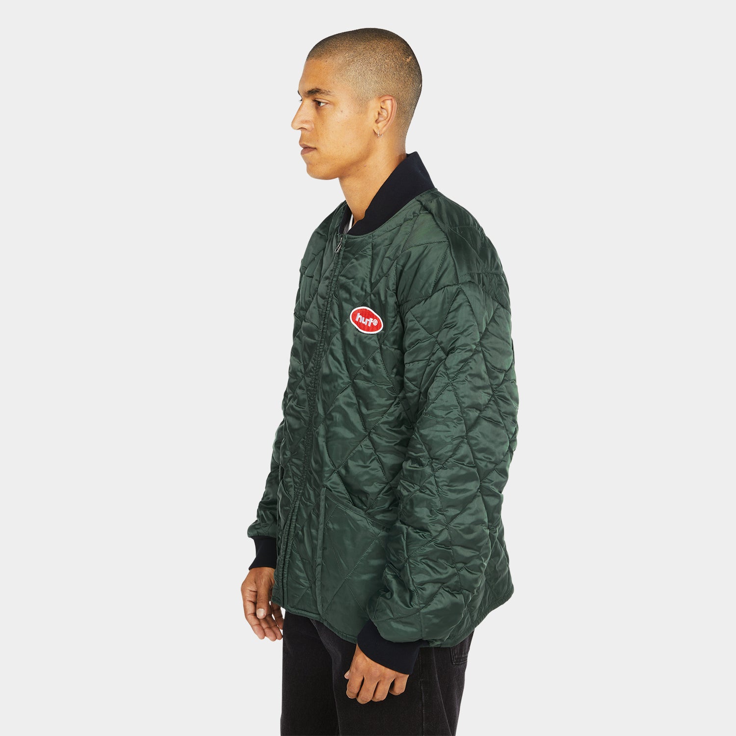 HUF (ハフ) Worldwide JP /JACKETS（ジャケット）/ DISNEY | HUF MICKEY QUILTED WORK JACKET商品 / FOREST GREEN