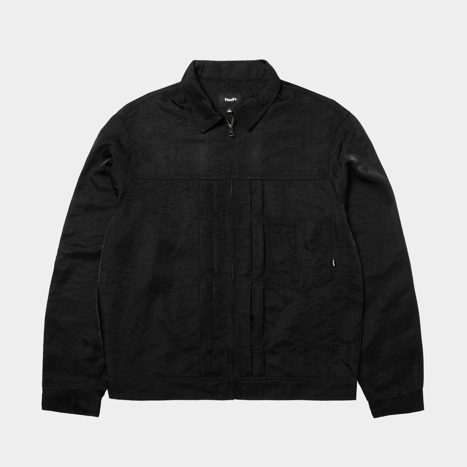 HUF (ハフ) Worldwide JP /JACKETS（ジャケット）/ HUF X THRASHER TRUCKER JACKET商品 / BLACK