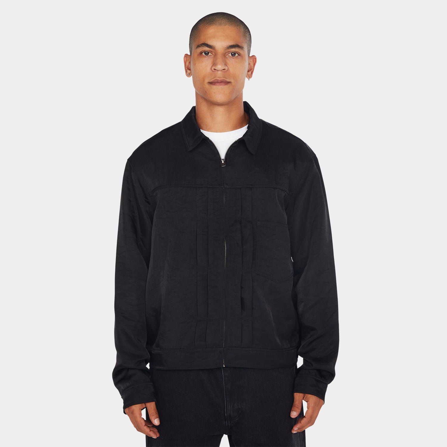 HUF (ハフ) Worldwide JP /JACKETS（ジャケット）/ HUF X THRASHER TRUCKER JACKET商品 / BLACK