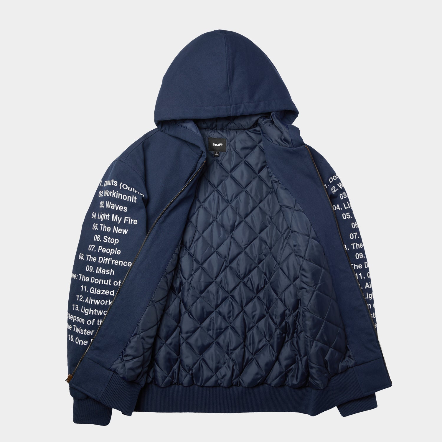 HUF (ハフ) Worldwide JP /JACKETS（ジャケット）/ HUF X J DILLA WORK JACKET商品 / NAVY