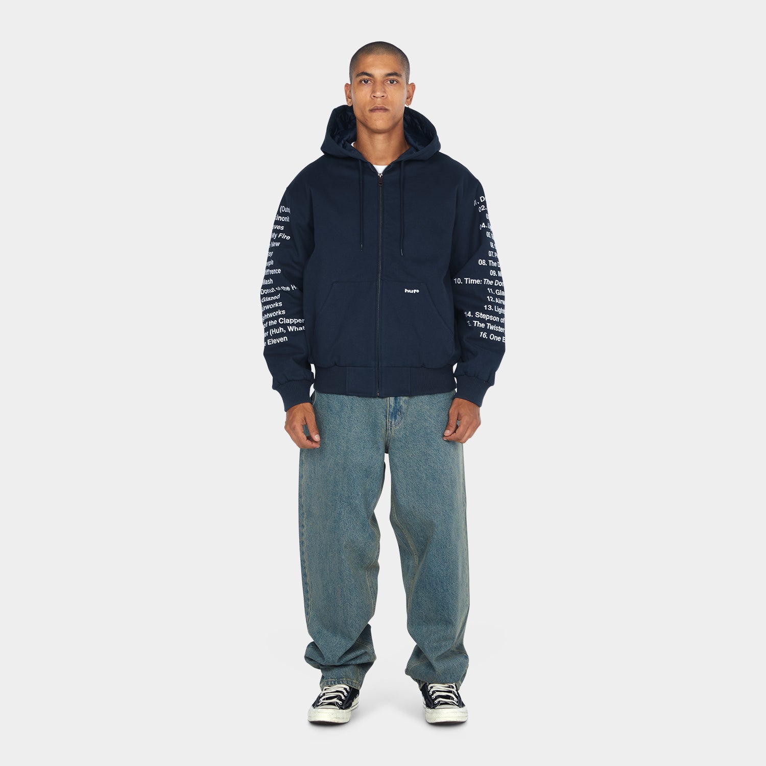 HUF (ハフ) Worldwide JP /JACKETS（ジャケット）/ HUF X J DILLA WORK JACKET商品 / NAVY